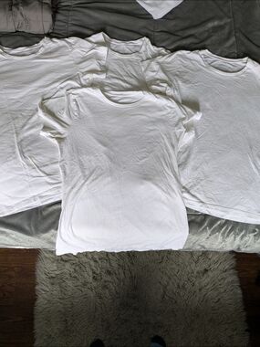 Cotton On White Crew Neck Short Sleeve Tee